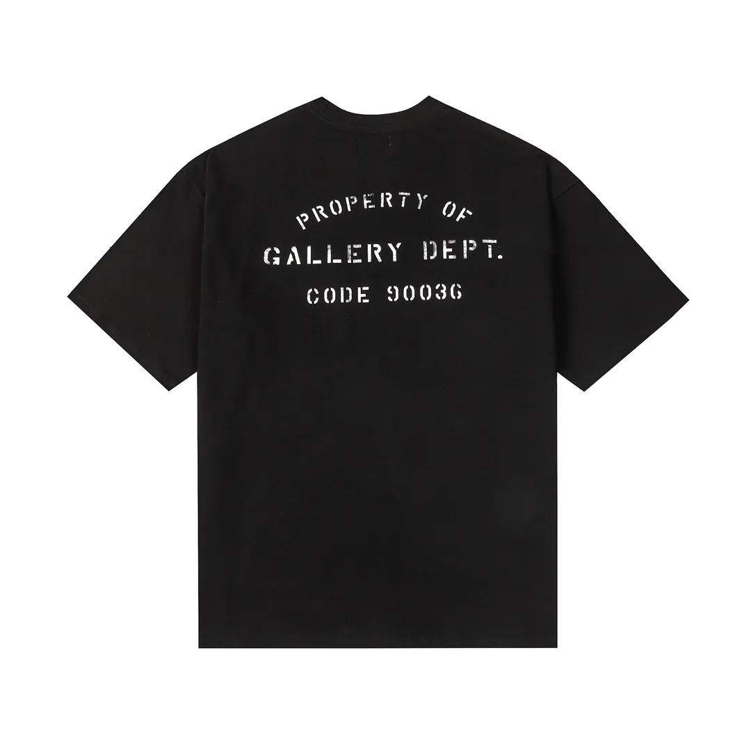 GALLERY.DEPT Summer new short-sleeved model number: D3120#P106 Color: black apricot Size: S M L XL